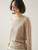 Cashsoft Sweater camel    Chic Women’s 100% cashmere round O-neck long sleeves crewneck pullovers Fall Autumn Winter basic simple elegant style Cash knitwear comfy tops for woman crew neck sweaters Sustainable style | miteigi