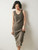 CashSoft Vest Sweater Dress coffee   Fall Autumn Winter Women's 100% Cashmere plus size tank straps vests simple elegant style office workwear wfh lady knitted sleeveless scoop neck long sweaters dresses for woman scoopneck workwear party womens event outfits tops in brown-gray grey