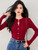 Ribbed Crewneck Sweater    Women’s slimming crew neck pullovers knitted tops for woman Fall Autumn elegant simplicity long sleeves casual round O-neck sweaters wfh office workwear outwear Fashion Versatile outerwear womens rib slim fit tank top cardigans in red Ribbed Crewneck Sweater    Women’s slimming crew neck pullovers knitted tops for woman Fall Autumn elegant simplicity long sleeves casual round O-neck sweaters wfh office workwear outwear Fashion Versatile outerwear womens rib slim fit tank top cardigans in red