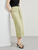 High-Rise Straight Skirt      Women's Casual summer lace-up solid color elegant A-line single breasted split button-up ribbon-belt high rise waist midi skirts for woman in khaki light green Womens wfh workwear mid-calf fashion #141Q53031