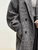 Oversize Long Woolen Coat    Women’s winter luxury warm straight double breasted turn-down collar button-up slant side pockets long sleeves with latch button cuffs coats for woman high quality overcoat petite-, plus-, size Outerwear in dark gray grey W44O56042