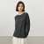 Modern Boatneck T-Shirt    Women’s casual solid long sleeves slit-hem simple elegant Lyocell pullover T-Shirts for woman in gray Womens grey plus size tees Fall Autumn fashion Tops #143T56782 Modern Boatneck T-Shirt    Women’s casual solid long sleeves slit-hem simple elegant Lyocell pullover T-Shirts for woman in gray Womens grey plus size tees Fall Autumn fashion Tops #143T56782