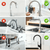 Stainless Steel Faucet Holder   Over-faucet Kitchen sink detachable hanging sponge drain racks utility organizers #JT166 in silver color Stainless Steel Faucet Holder   Over-faucet Kitchen sink detachable hanging sponge drain racks utility organizers #JT166 in silver color