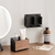 Walnut Bathroom Storage Rack    Wall-mounted or free-standing floor type wooden makeup brush boxes Toilet wash gargle comb sundries shelfs razor racks shelves waterproof organizers in brown with black metal drain base Walnut Bathroom Storage Rack    Wall-mounted or free-standing floor type wooden makeup brush boxes Toilet wash gargle comb sundries shelfs razor racks shelves waterproof organizers in brown with black metal drain base