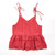 Suspender Top   Women’s  original bow-tie spaghetti straps squareneck pleated folds short niche commuting Korean sweet preppy harajuku camis tops tank top Vests for woman in red Japanese spring summer womens pleats fashion wine-red color camisole style #244701 Suspender Top   Women’s  original bow-tie spaghetti straps squareneck pleated folds short niche commuting Korean sweet preppy harajuku camis tops tank top Vests for woman in red Japanese spring summer womens pleats fashion wine-red color camisole style #244701