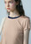 Crewneck Tonal T-Shirt    Women’s casual round O-neck commute versatile solid color short flutter sleeves t-shirts for woman Wood grain style two-tone crew neck tops Spring Summer fashion simple elegant womens office wfh workwear fashion shallow powder pinky-beige Crewneck Tonal T-Shirt    Women’s casual round O-neck commute versatile solid color short flutter sleeves t-shirts for woman Wood grain style two-tone crew neck tops Spring Summer fashion simple elegant womens office wfh workwear fashion shallow powder pinky-beige