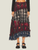 Gypsie-Rose Plaid Tartan Punk Skirt  Women's Luxury splicing tricolor irregular frayed distressed layered cotton vintage style casual boho half skirts for bohemian woman in multi checkered patchwork Fall Autumn Spring bohemia scottish fashion the miteigi Ultra LUX collection Scotland petite-, tall-, plus size #nigo61283