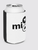 mi Logo Can Cooler   Branded getaway vacation holiday outdoors pool beach summer drink cans coolers in white with black mi festival gig gear in Regular 12 oz