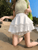 Lace Splicing Ballet Cake Fluffy Ruffled Skirt Sense Of Design Versatile High Waisted A Line Short ruffles mini Skirts for Woman in white Womens Spring Summer getaway holiday vacation fashion Lace Splicing Ballet Cake Fluffy Ruffled Skirt Sense Of Design Versatile High Waisted A Line Short ruffles mini Skirts for Woman in white Womens Spring Summer getaway holiday vacation fashion