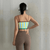 Stripe Tank Top  Women’s design sensibility niche yoga topvest with chest bust pads for Woman in striped green Sports bras Pullover fitness for athletic Yogins womens