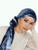 Women’s Boho bohemian Tie Die Tie-dyed Cotton Jersey Hijab Scarf for woman in dark blue black multi Womens Muslim Shawls Hijabs Stretchy Headscarf Wraps Islam Headband Turbans Bandana Bufandas bohemia scarves