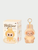 Manga cosplay Labubu Plush Doll 17cm Keychain Bag Charm Accessory exciting labubu blind box anime action figures beautiful mysterious box kids child's toys pvc dolls and hobbies ornaments kids toys create keychains bags accessories in Beige cream