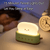 Bread Toast Table Light Toaster Nightlight Creative USB Rechargeable Led Lamp Decor Holiday Baby Bedroom For Birthday Gift in green base Bread Toast Table Light Toaster Nightlight Creative USB Rechargeable Led Lamp Decor Holiday Baby Bedroom For Birthday Gift in green base