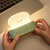 Office Home Bread Toast Table Light Toaster Nightlight Creative USB Rechargeable Led Lamp Decor Holiday Baby Bedroom For Birthday Gift in green base