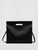 Elegant Simple PU Leather Office Document Tote Bag Solid Color Shoulder Bag Laptop iPad Tablet PC Computer Handbag Large Capacity Worker file bags in black