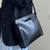 Elegant Simple PU Leather Office Document Tote Bag Solid Color Shoulder Bag Laptop iPad Tablet PC Computer Handbag Large Capacity Worker file bags in black