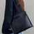 Elegant Simple PU Leather Office Document Tote Bag Solid Color Shoulder Bag Laptop iPad Tablet PC Computer Handbag Large Capacity Worker file bags in black