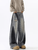 Men’s man mens tall-, plus-, size Paint Splash Chic High Street y2k Oversize loose Baggy stonewashed mid-rise waist zipper fly Denim Trousers Vintage Wide Leg Pants Daily Clothes in distressed hollow out ripped blue Clothing Jeans