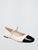 Women’s woman womens Size 32-42 cream Mary Jane real leather ballet low heels casual daily Flats shoes Footwear in off-white