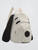 Cute Little Snoopy Dog Canvas Bapa Portable Travel Bag Korean Sle Student Bookbag Versatile Travel Bags backpacks in white with black accent