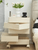 Home Living Room Bedroom 360° Container storage drawers Cosmetic organizers Movable rotating drawers storage cabinet with 360° degree castor wheels Bedside side Table Cabinets in beige-cream