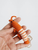 Cute Knitted Shrimp Cartoon Mini Hand Car Keyring Lovely Backpack Handbag Pendant Couple Keyholder Keychains Charm in orange white stripes