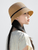 Women's woman womens Washable Foldable Summer Sun Protection fashionable Wide Brim Casual Polyester Fiber Cap fisherman Hats in coffee brown