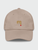 Genflex gender neutral genderful unisex Women’s woman womens Men’s man mens khaki mi Playlist Baseball Hat khaki miteigi logo branded dad hat headwear Sports activewear fitness caps in beige-color with red accent