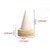Bamboo Beige Velvet Fingertip Wood Cone Ring Display Stand Case Wooden Ring Holder Jewelry Display Stand Rings Showcase Storage Holders Accessories Trend Bamboo Beige Velvet Fingertip Wood Cone Ring Display Stand Case Wooden Ring Holder Jewelry Display Stand Rings Showcase Storage Holders Accessories Trend