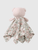 0-12 Months Baby Plush Lovey Soft Appease Animals Towel Stuffed Bear Comforter Sleeping Toys For Babies in flowers beige with multi colors