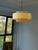 Handmade Japanese Vintage LED Pendant Lights Hand-Woven Rattan Hanging Chandelier Lighting Living Dining Room Restaurant Kitchen Pendant Lighting in light brown beige