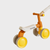 4-Wheel Baby Balance Bike Walker with No Pedal First Toddler Outdoor Ride-On Toy Kids Birthday Gift for 1-3 Year Olds bikes in orange