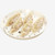 Japan Ceramic Porous Steaming Plate Round Dumpling Plate Draining Steamed Bun Japanese Water Separating Steaming Plates Trend