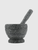 Kitchen Mortar Pestle Set Manual Plastic Garlic Grinder Spices Herbs Grinding Bowl Kitchen preparation gadget accessories Tool in speckled Gray grey