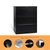 Drawer Metal Lateral Filing Cabinet Steel for Office home and File Storage in black