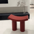 Norway Scandinavia Scandinavian Norwegian Nordic style Dumbo foot shoe changing stool Internet celebrity plastic children's stool home door low stool entry light luxury modern simple elegant modern minimalist design in Burgundy wine red