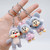 Kawaii Anime Disney Cartoon Family Together Series Flock Mickey & Minnie mouse Thumper rabbit Pendant Toy Cute Bag Accessory Doll Kid Christmas Party small gifts Keychains Charm Cosplay Accessories