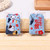 Japanese Prayer Omamori Pray Blessing and misfortune protection Fortune Beauty Health Safety Lucky Cat Prosperity Wealth Bag Guard Talisman Pendant Keychain Charms Couple Gift in blue with multi color