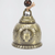 Gift Thailand Crafts for Good Luck Lucky Blessing Feng Shui Buddha Statue Pattern Bell Fortune Wind Chime Home Outdoor Garden Car Hanging Decor gifting in bronze