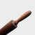 Dough Roll Rolling Pin Round wooden Pastry Pasta Dumpling Skin Maker Non-Stick Kitchen Pizza Pancake Empanadas Baking Preparation tools in natural brown color