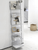 Ins minimalist modern Bookshelf Against The Wall / Medieval leaning metal holed Cd Shelf / 6-Tier Magazine Storage Display Shelf / Wall Shelfs Office home shelving racks in silver color