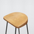 Norway Scandinavia Scandinavian Norwegian Nordic style Solid Wooden Bar stool Counter Modern North Starbucks Type Concise Stools Chairs Originality High Footstool Office home bar cafe furniture in natural light wood and black iron leg