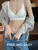 Women’s woman womens Men’s man mens petite-, tall-, plus-, size Sexy Beauty Girls Breathe Wireless Without Traces Underwear Female Thin Breathable Wire-free Large Breasts Show Small No Steel Ring Soft Support Bra Cover Intimates underwear bras in white