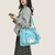 Anime Kawaii plush Animation Hatsune Miku High-looking Japanese and Korean Cartoon New Girl Fresh and Versatile Handbag Student Shoulder Bag in blue