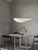 Japanese Wabi Sabi Pendant Lamp for Bedroom Living Dining Home Office Decoration Designer Scandinavian White Led Hanging Chandelier Lighting in 40cm, 50cm, 60cm, 80cm, 100cm, 120cm size