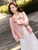 Women’s woman womens petite-, tall-, plus-, size rose Pink Short Jacket Spring Summer Fall French look Style vacation holiday getaway Removable Turn-down lolita Lace Collar Zip Up Short Coats Ladies Outerwear jackets in pink with cream