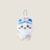 Soft Plush Hachiware Co-branded Self-deprecating Bear Chiikawa Sanrio Characters Jiikawa Pendant Cute Jiyi Xiaohachi Usaki Bedroom Ornaments Doll toys Bag charms in white with yellow