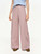 Women’s woman womens petite-, tall-, plus-, size 100% Cotton Bootcut, Elastic High rise Waist Flared Casual Trousers, Y2K Retro Loose Fit Lounge wear wide-leg Pants in pink
