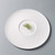 Straw Hat Plate Ceramic Molecular dinner Thick Soup Dish Dessert Dim Sum Dish Pasta Plate Serving Plate Simple Dining Tableware Dinnerware in white ripple pattern design