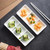 White Ceramic Sushi Soy Sauce Dish Creative Dipping Dishes Appetizer Dishes Molecular Cuisine Simple Dining Tableware Breakfast dessert Dinnerware Dishes in white solid design